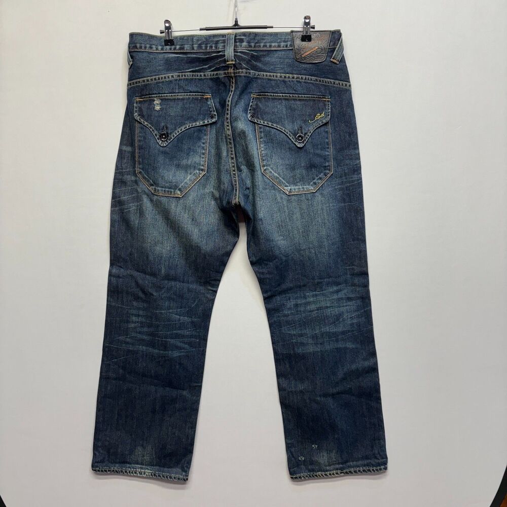 Ed Hardy by Christian Audigier Men Jeans Size 38x32 Blue Denim Y2K C122 -26